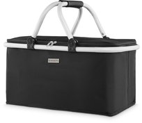 Zagatto, Kosz Piknikowy Czarny Koszyk Termiczny Składany