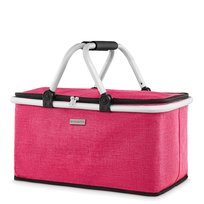 Zagatto, Kosz Piknikowy Różowy Koszyk Termiczny Składany