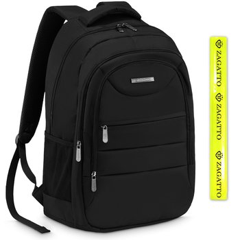 Zagatto, Plecak męski na laptopa duży wygodny 17”, pojemny plecak szkolny do pracy, 31L - Zagatto
