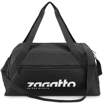 Zagatto, Torba sportowa z paskiem na ramię czarna damska męska pojemna torba podróżna - Zagatto