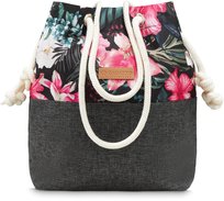 ZAGATTO Torebka damska worek kwiaty torba na ramię