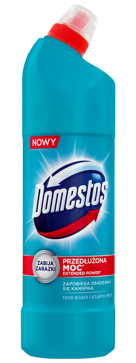 Фото - Засіб для ванн і туалету Unilever Zagęszczony płyn czyszcząco-dezynfekujący DOMESTOS 24h Atlantic Fresh, 1,2 