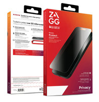 Zagg InvisibleShield Glass Elite Privacy - szkło prywatyzujące hartowane do iPhone 15 Pro ZAGG