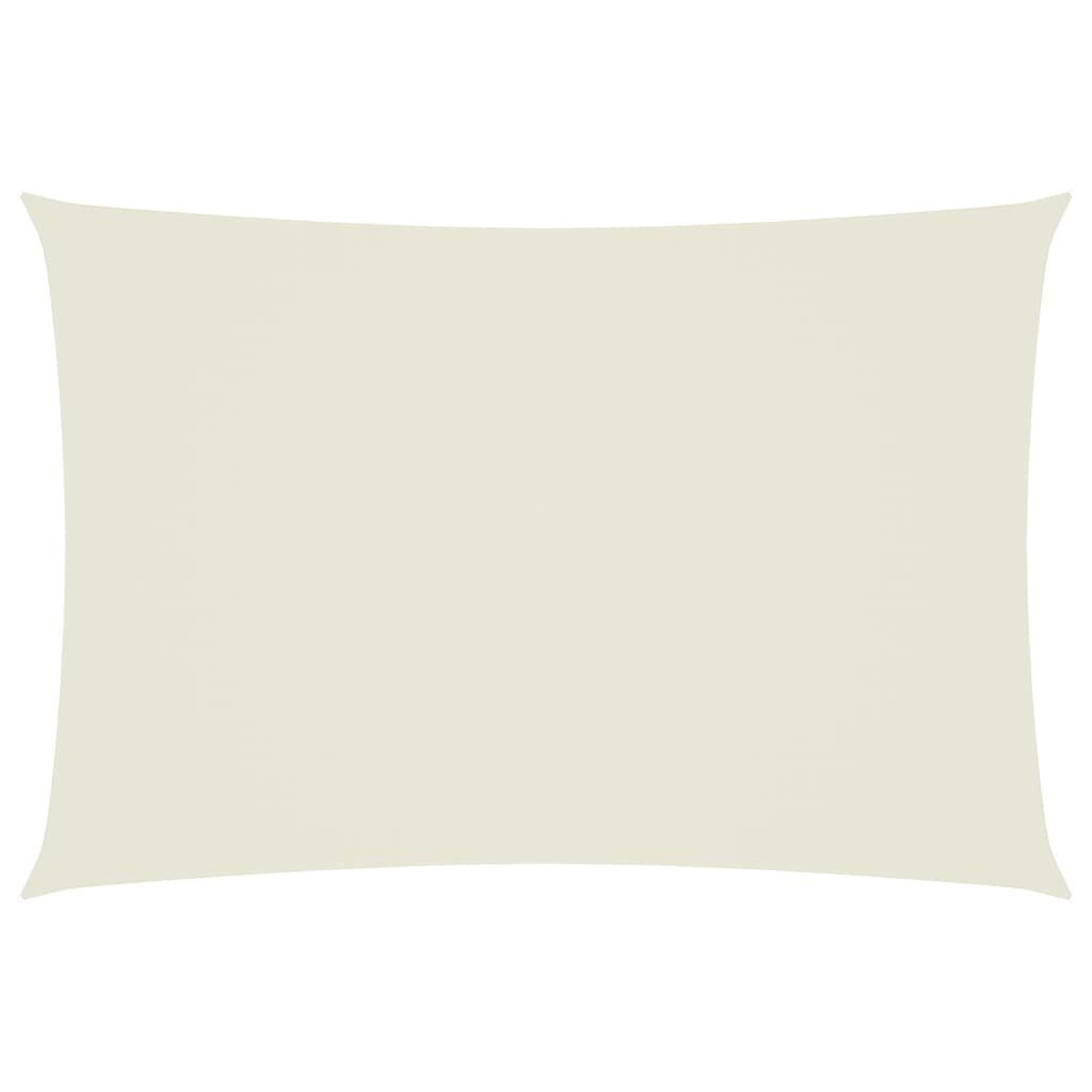 Żagiel ochronny kremowy Oxford PU 2,5 x 4,5 m, UV, wodoodporny / AAALOE ...