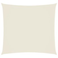 Żagiel ogrodowy, tkanina Oxford, kwadratowy, 3x3 m, kremowy