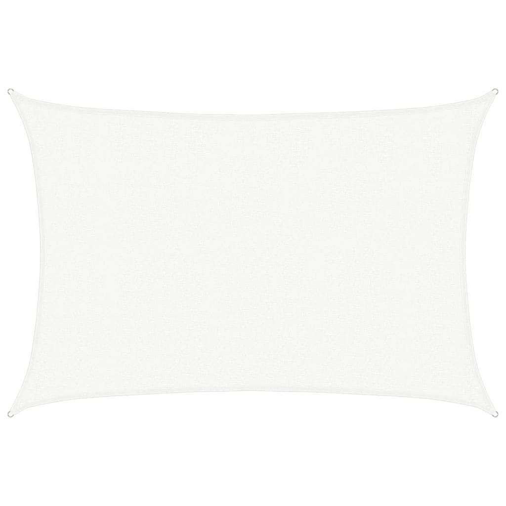 Żagiel przeciwsłoneczny HDPE biały 2,5 x 4 m, prostokątny, odporny na ...
