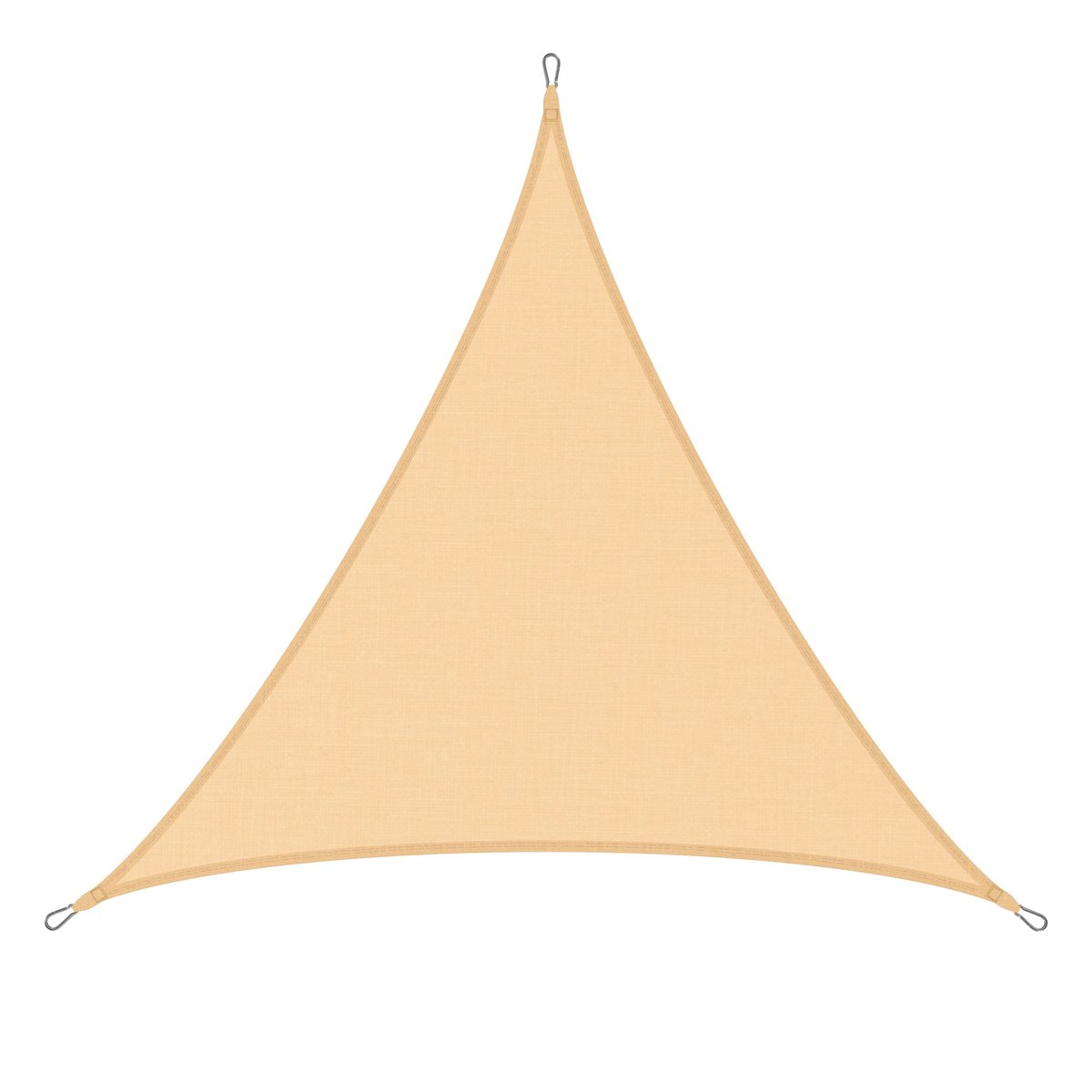 Фото - Пляжна парасоля Żagiel przeciwsłoneczny na ogród trójkątny na taras 3x3x3m popielaty R1