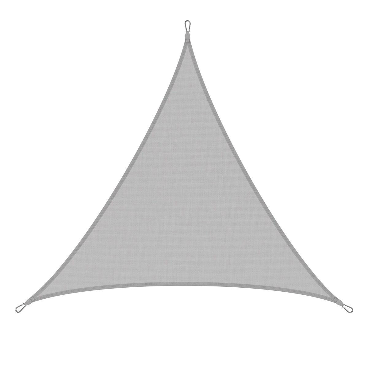 Фото - Пляжна парасоля R2 Żagiel przeciwsłoneczny na ogród trójkątny na taras 4.5x4.5x4.5m popiel 