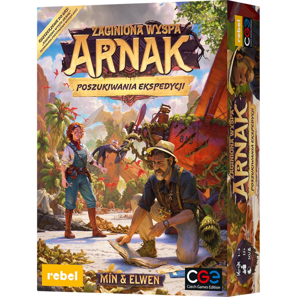 Zaginiona wyspa Arnak: Poszukiwania ekspedycji, gra planszowa, Rebel