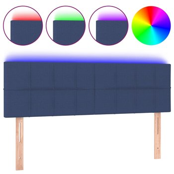 Zagłówek LED niebieski 144x78/88 cm / AAALOE - Zakito Home