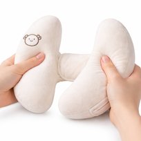 Zagłówek Poduszka Dla Niemowlaka Fotelika Wózka Beżowy