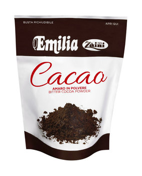 Zaini, kakao ciemne w proszku bez cukru Emilia, 150 g - Zaini