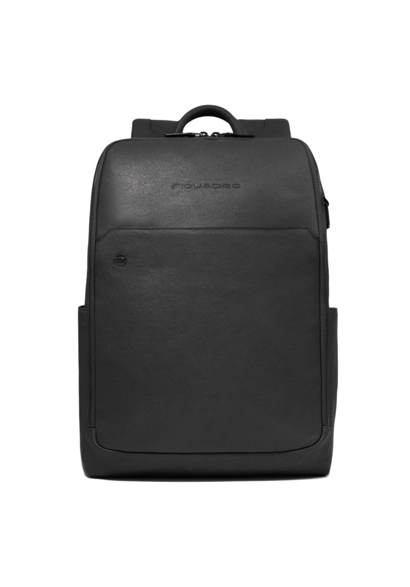 Inny producent Zaino in pelle porta PC 15,6'' con fast check Uomo piquadro ca6503b3-n Nero