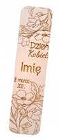 Zakładka do książki DZIEŃ KOBIET Drewno KWIATY Prezent + pakowanie