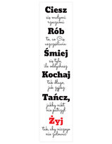 Zakładka zakładki do książki upominek dla nauczycieli uczniów na koniec roku szkolnego czerwony akcent 5x21 cm