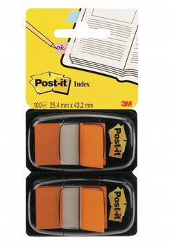 Zakładki indeksujące Post-it pomarańczowe 25x43mm - Post-it