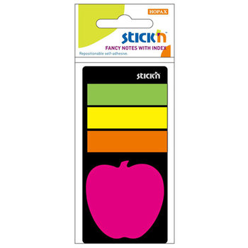 Zakładki indeksujące z notesem, mix wzorów - Stick'n