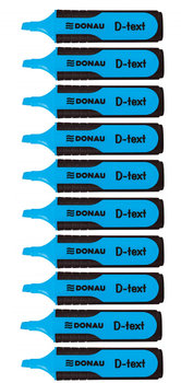 Zakreślacz Donau D-Text Niebieski 10 Sztuk - Inna marka