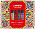 Zakreślacz Stabilo Boss Original X Dolce&Gabbana etui 4 sztuki, Limited Edition - Stabilo