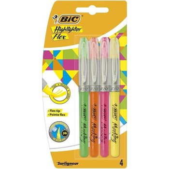 Zakreślacze BIC Flex 4 kolory - BIC