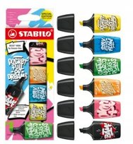 Zakreślacze Boss Mini by Snooze One 6-kol. Etui