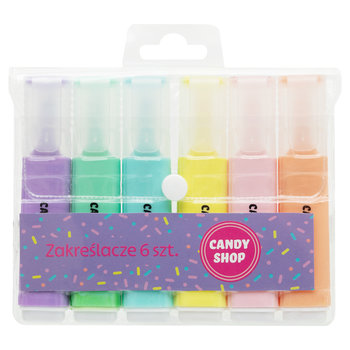 Zakreślacze, Candy Shop, 6 szt. - Empik