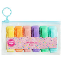 Zakreślacze, Candy Shop, Mini, 6 szt.