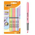 Zakreślacze pastelowe Bic Highlighter Grip pastel 6 sztuki - BIC