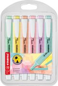 Zakreślacze Stabilo Swing Cool Pastel, 6 sztuk - Stabilo