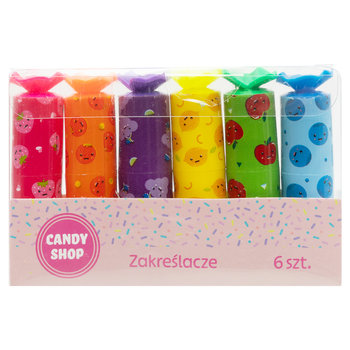 Zakreślacze W Kształcie Cukierków, Candy Shop, Mini, 6 szt. - Empik