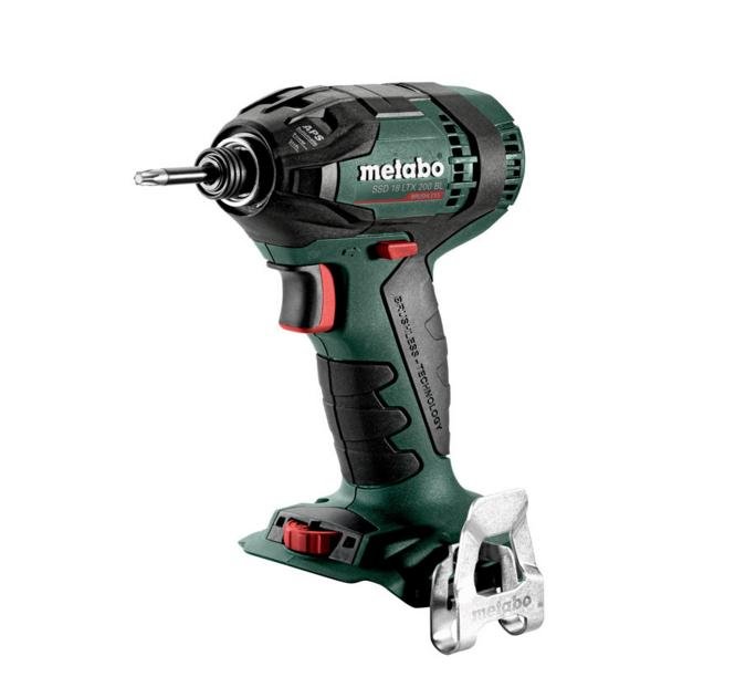 Zakrętarka udarowa + metaloc METABO, 200 Nm, SSD, 18 LTX, 200 BL MET602396840