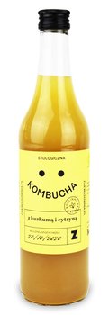 Zakwasownia, kombucha z kurkumą i cytryną bezglutenowa bio, 500 ml - Zakwasownia