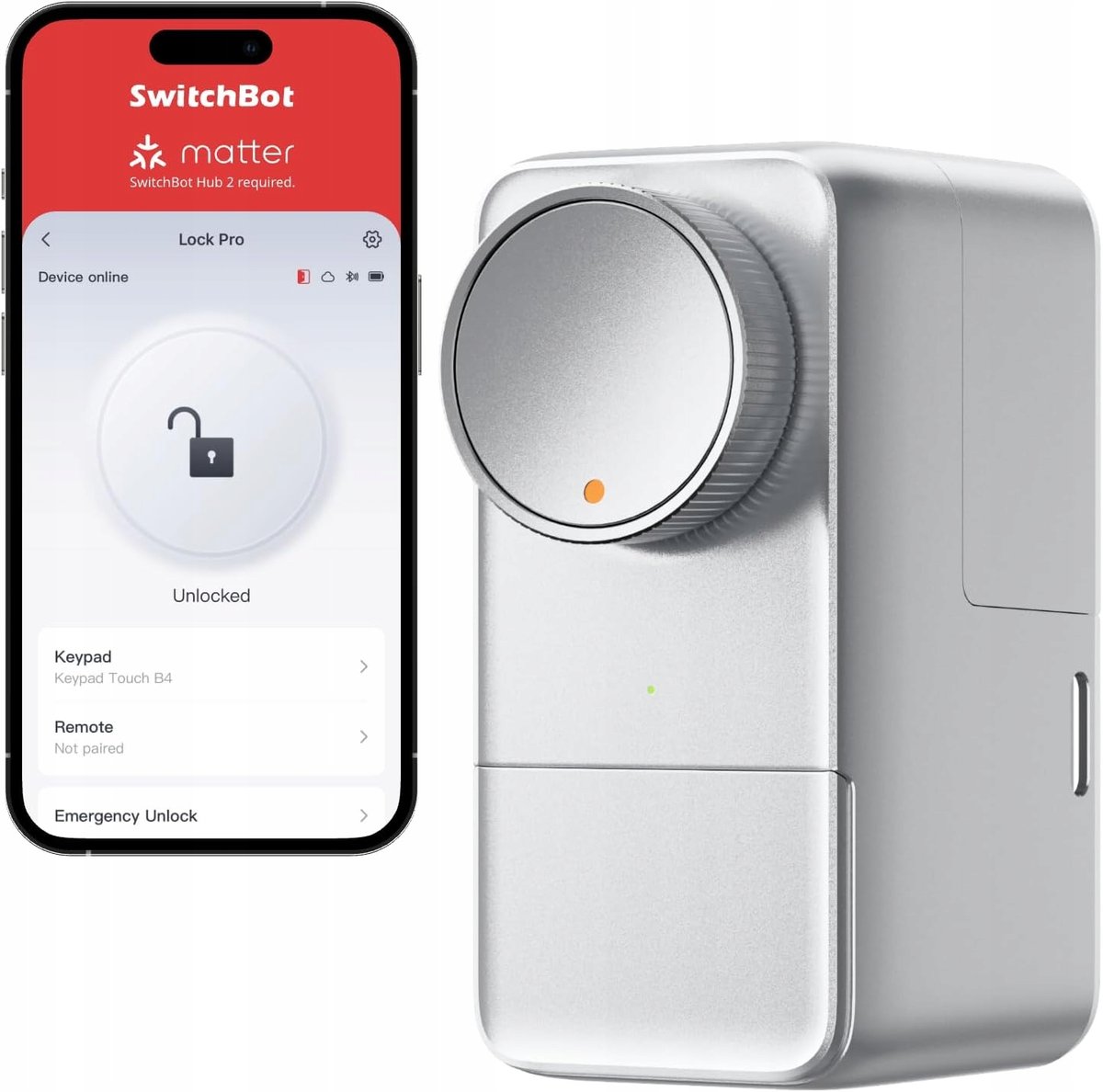 ZAMEK DO DRZWI DOMU SWITCHBOT INTELIGENTNY LOCK PRO SMART BLUETOOTH ...