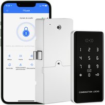 ZAMEK DO SZAFKI SZUFLADY ELEKTRONICZNY NA KOD BRELOKI RFID TTLOCK APLIKACJA