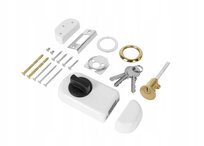 Zamek Drzwiowy Nakładany 60 Mm Łucznik Biały