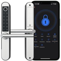 ZAMEK ELEKTRONICZNY KLAMKA DO DRZWI NA KOD SZYFR ODCISK PALCA TTLOCK RFID