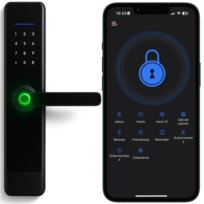 ZAMEK ELEKTRONICZNY KLAMKA DO DRZWI NA KOD SZYFR ODCISK PALCA TTLOCK RFID