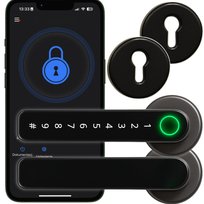 ZAMEK ELEKTRONICZNY KLAMKA DO DRZWI NA KOD SZYFR TTLOCK SMART APLIKACJA