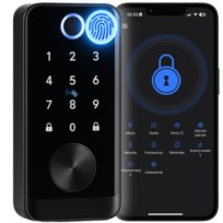 ZAMEK ELEKTRONICZNY WKŁADKA DO DRZWI NA KOD SZYFR ODCISK PALCA TTLOCK RFID