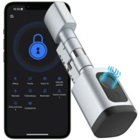 ZAMEK ELEKTRONICZNY WKŁADKA DO DRZWI NA KOD SZYFR ODCISK PALCA TTLOCK RFID