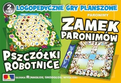 Zamek Paronimów Pszczółki Robotnice, gra edukcyjna, Komlogo, gra planszowa