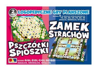 Zamek Strachów Pszczółki Śpioszki, gra edukcyjna, Komlogo, gra planszowa