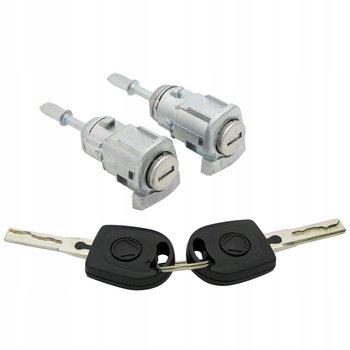 ZAMEK WKŁADKA ZAMKA LEWA+PRAWA OCTAVIA I 1996-2010 2 x kluczyki - Inny producent