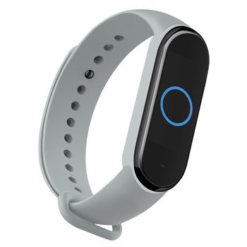 Zamienna silikonowa opaska do Xiaomi Mi Band 5 szary - Braders