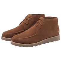 Zamszowe wygodne buty męskie za kostkę chukka brązowe OM-FOCS-0164 V2 r. 40