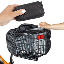 Zamykany Kosz na Bagażnik Rowerowy + Wodoodporny Pokrowiec