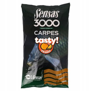 ZANĘTA KARPIOWA FEEDER SENSAS 3000 CARP TASTY ORANGE 1 KG - Sensas