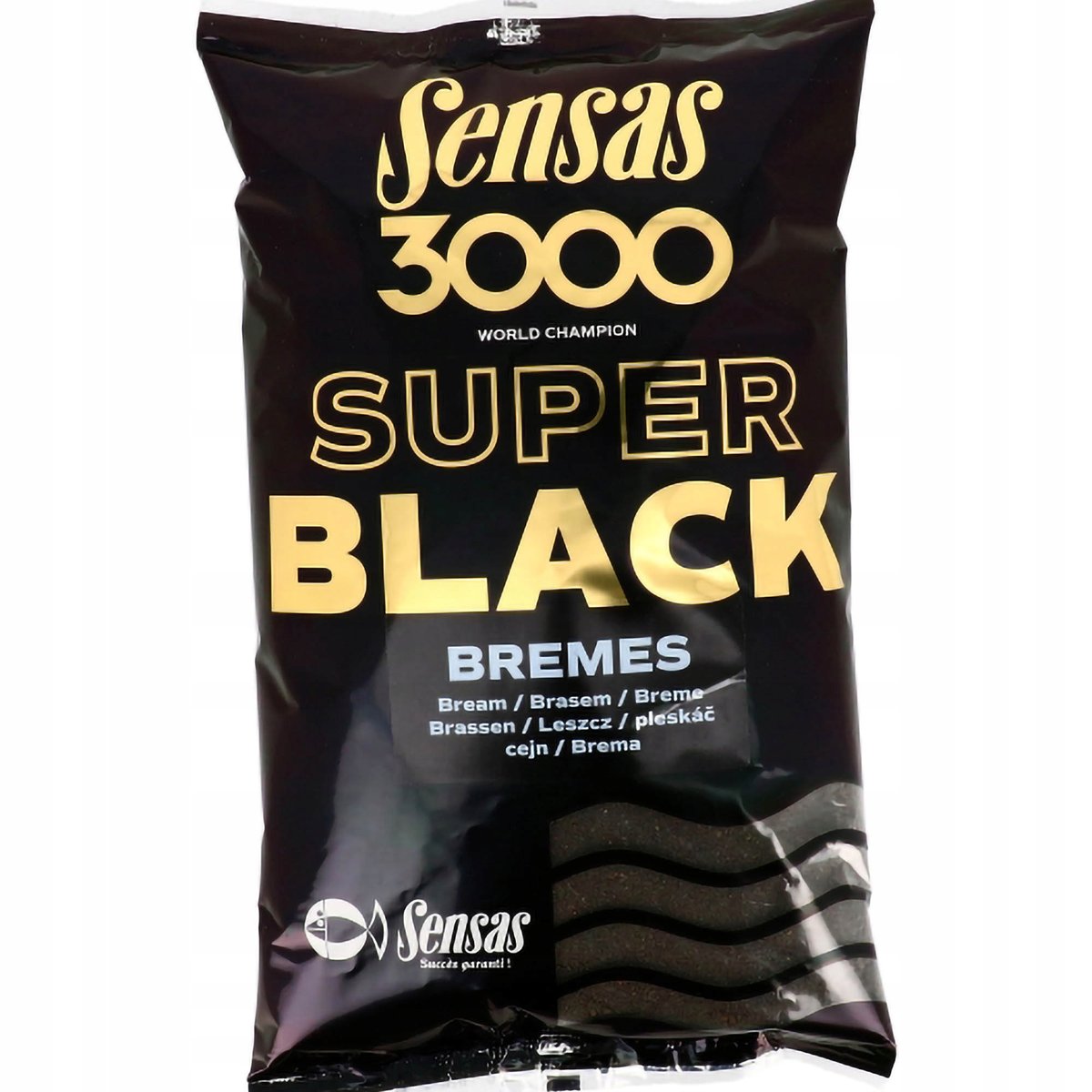 Zdjęcia - Zanęta / przynęta Sensas ZANĘTA LESZCZ DROBNA  3000 SUPER BLACK BREMES 1 KG 