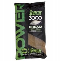 ZANĘTA LESZCZ SENSAS 3000 POWER BREAM NATURAL 1 KG