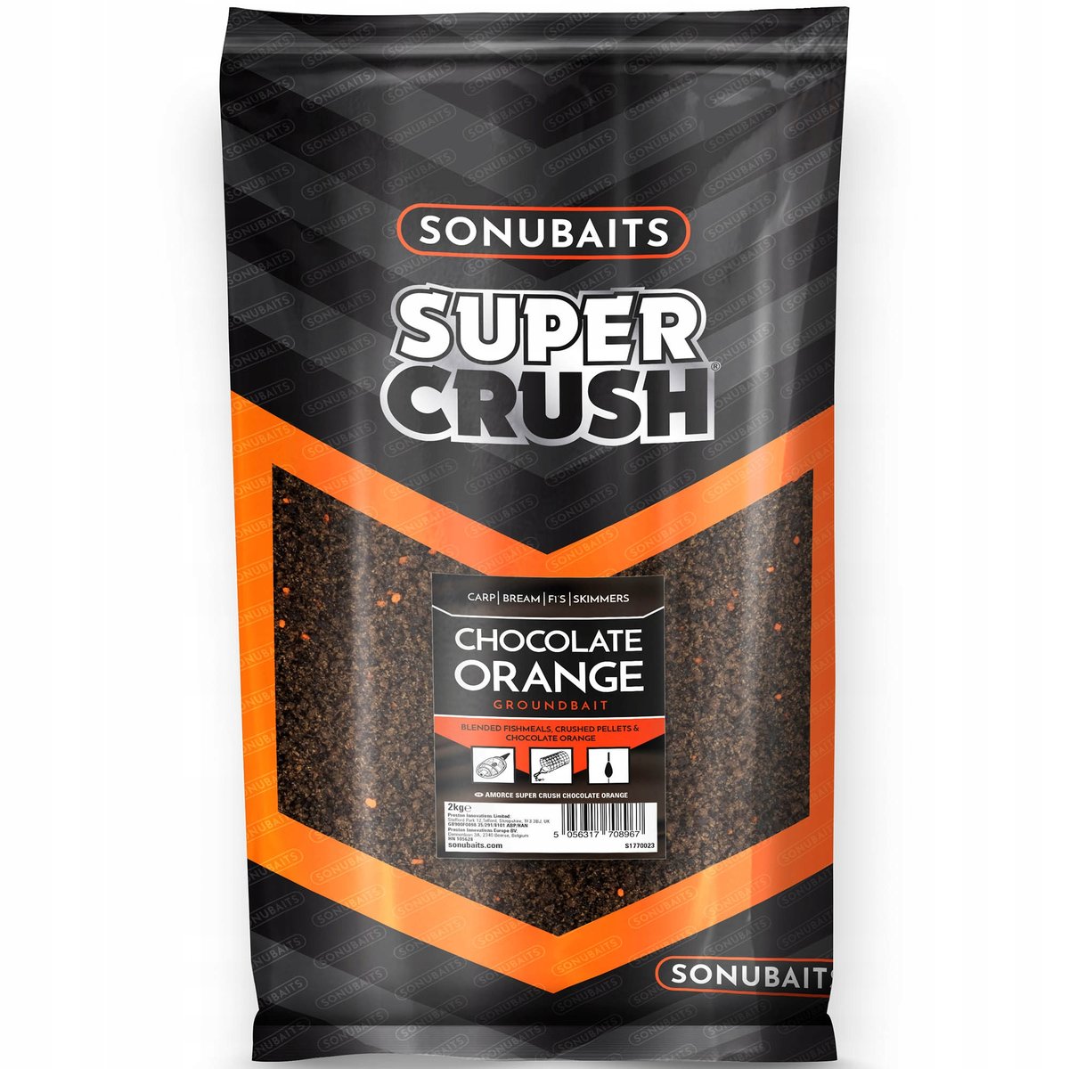 Фото - Приманка / наживка Orange ZANĘTA METHOD FEEDER SONUBAITS SUPERCRUSH CHOCOLATE- 2 KG 